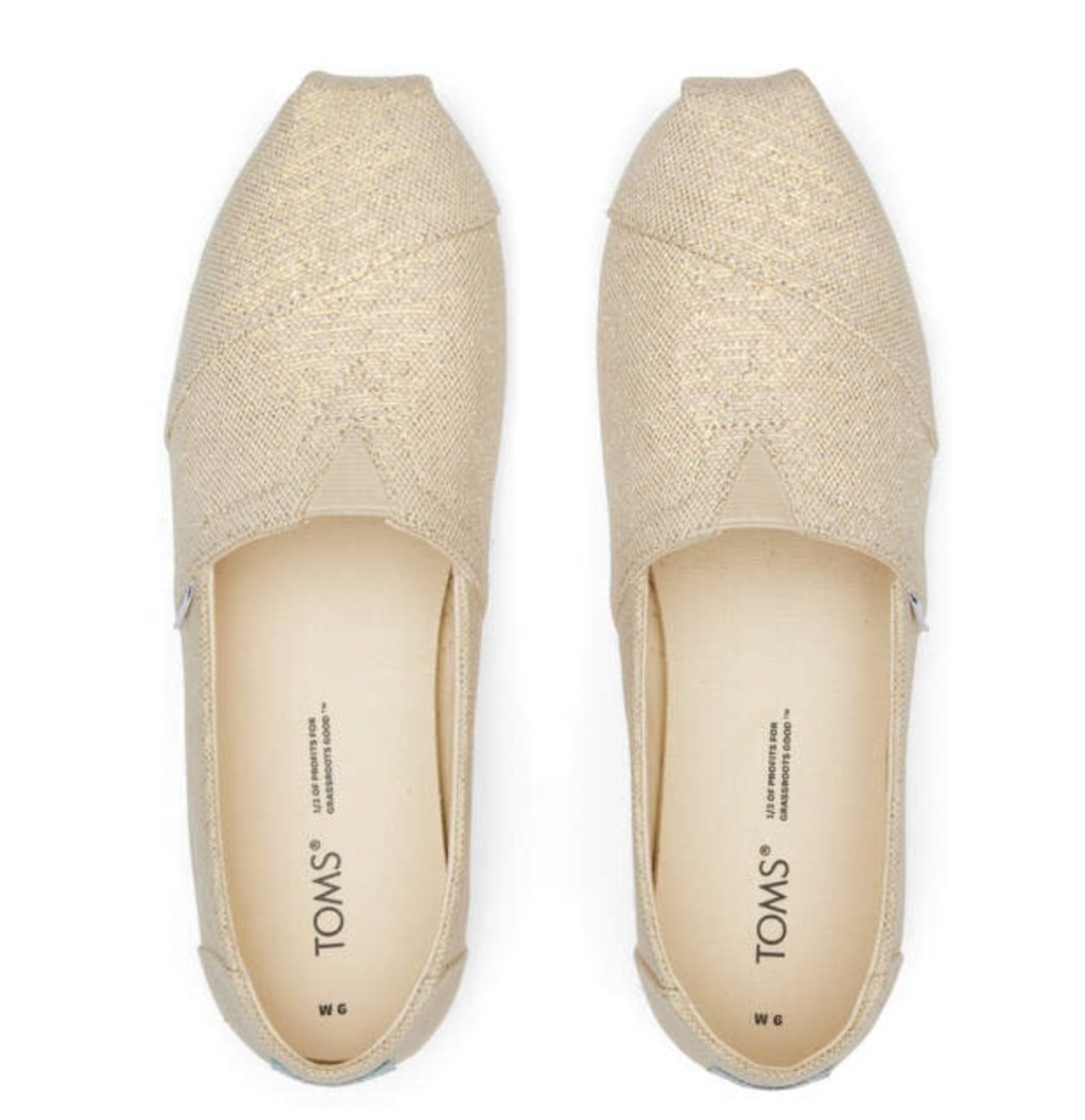 TOMS Metallic Linen Alpargata – sobeshop